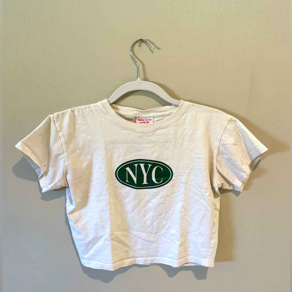 EVRY Jewels “NYC” Baby Tee Size Small